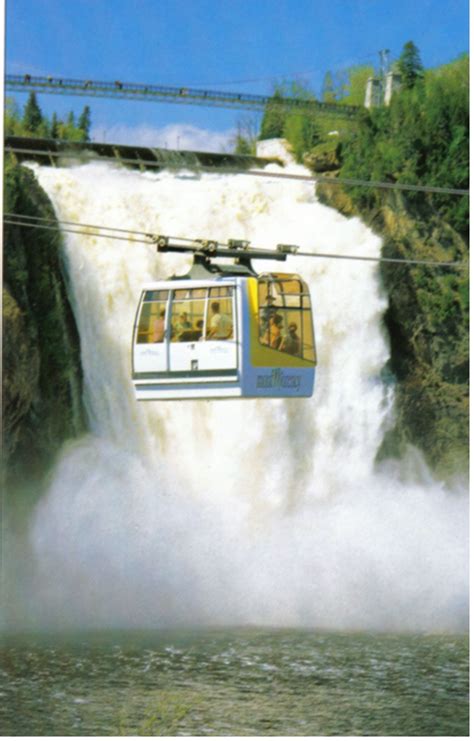 cable car montmorency falls quebec